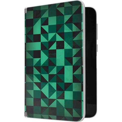 Black & Green Surface Duo Skin