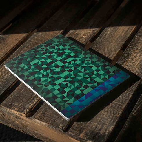 Black & Green Surface Laptop 2 Skin