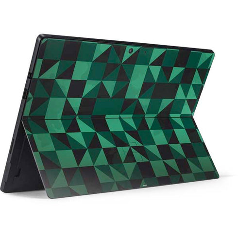 Black & Green Surface Pro 7 Skin