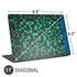 Black & Green Universal Laptop 11in (8.8 x 6.2in) Skin
