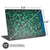 Black & Green Universal Laptop 12in (9.8 x 6.8in) Skin
