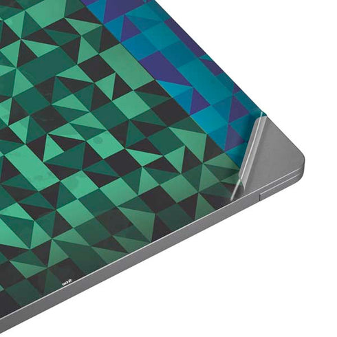 Black & Green Universal Laptop 16in (13 x 9.4in) Skin