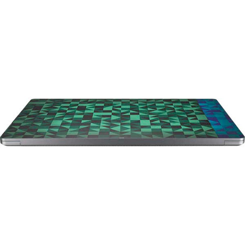 Black & Green Universal Laptop 18in (14.6 x 10.6in) Skin