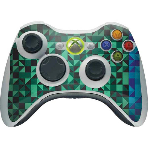 Black & Green Xbox 360 Wireless Controller Skin