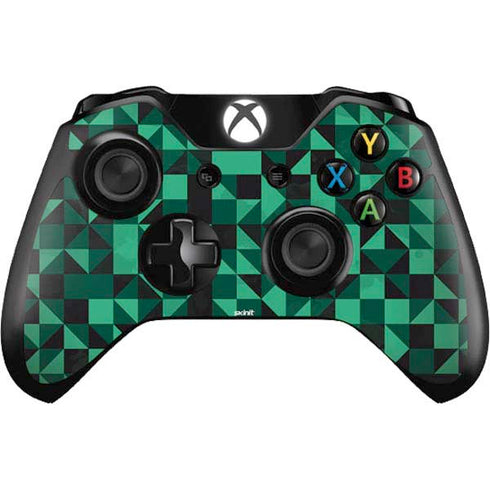 Black & Green Xbox One Controller Skin