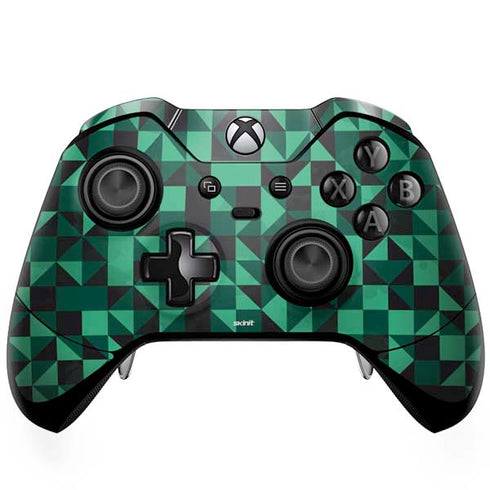 Black & Green Xbox One Elite Controller Skin