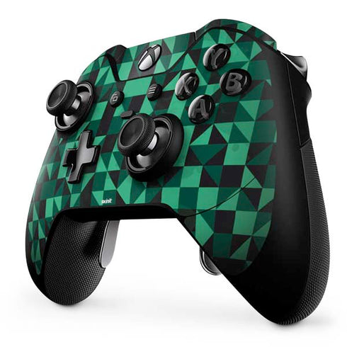 Black & Green Xbox One Elite Controller Skin