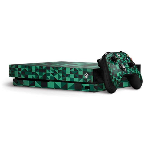 Black & Green Xbox One X Bundle Skin
