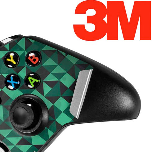 Black & Green Xbox One X Controller Skin