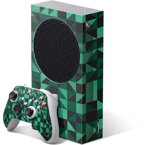 Black & Green Xbox Series S Skins