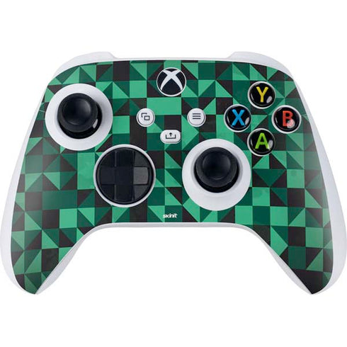 Black & Green Xbox Series S Controller Skin
