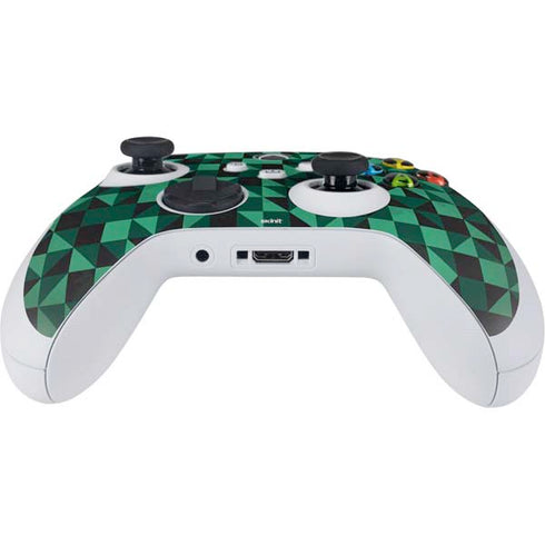 Black & Green Xbox Series S Controller Skin
