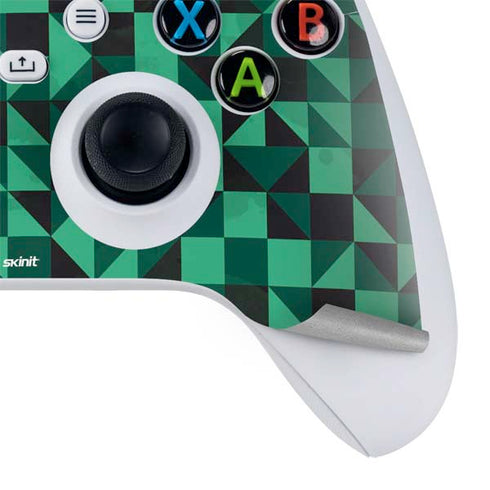 Black & Green Xbox Series S Controller Skin