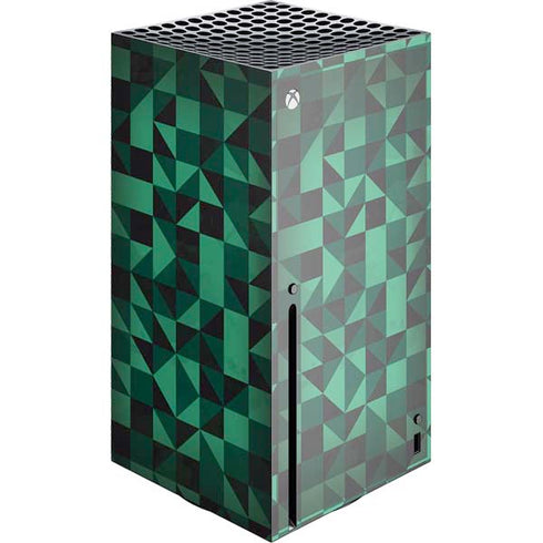 Black & Green Xbox Series X Console Skin