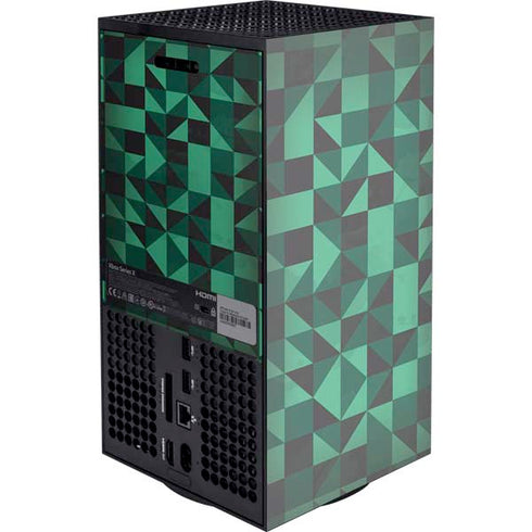Black & Green Xbox Series X Console Skin