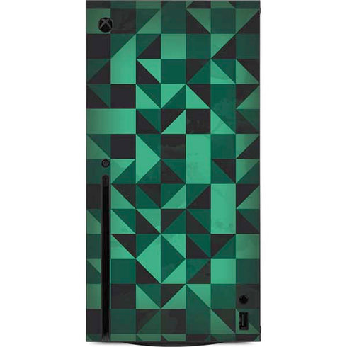 Black & Green Xbox Series X Console Skin