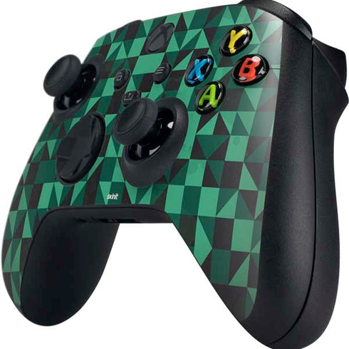Black & Green Xbox Series X Controller Skin