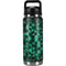 Black & Green YETI Rambler 26oz Bottle Skin