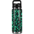 Black & Green YETI Rambler 26oz Bottle Skin