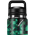 Black & Green YETI Rambler 26oz Bottle Skin