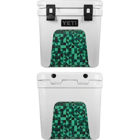 Black & Green YETI Roadie 24 Hard Cooler Skin