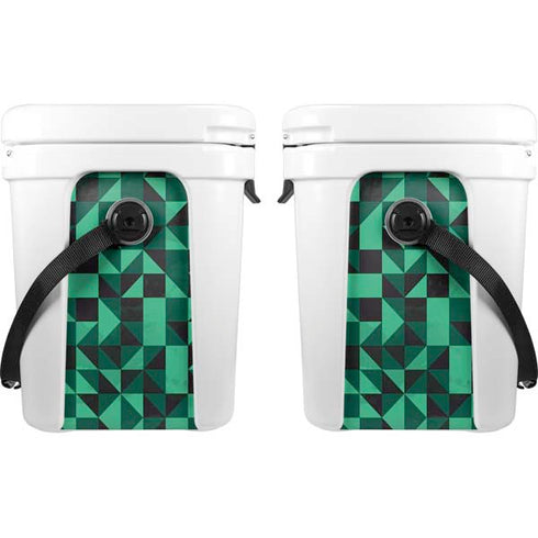 Black & Green YETI Roadie 24 Hard Cooler Skin