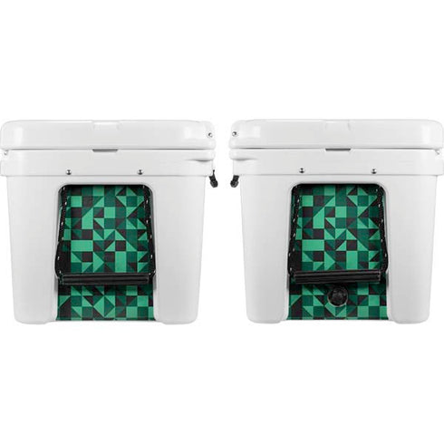 Black & Green YETI Tundra 75 Hard Cooler Skin