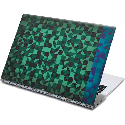 Black & Green Yoga 910 2-in-1 14in Touch-Screen Skin