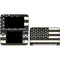 Black & White USA Flag 3DS XL 2015 Skin