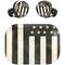 Black & White USA Flag Amazon Echo Buds Skin