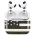 Black & White USA Flag Apple AirPods (3rd Gen 2021) Skin