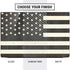 Black & White USA Flag Dell Vostro Skin