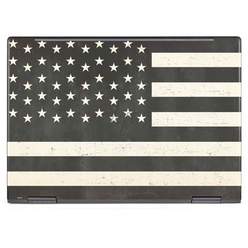 Black & White USA Flag HP Envy Skin