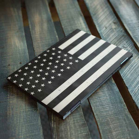 Black & White USA Flag HP Envy Skin