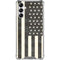 Black & White USA Flag Galaxy A14 5G Clear Case
