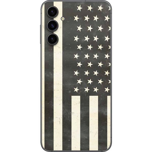 Black & White USA Flag Galaxy A14 5G Skin