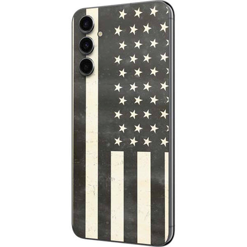 Black & White USA Flag Galaxy A14 5G Skin