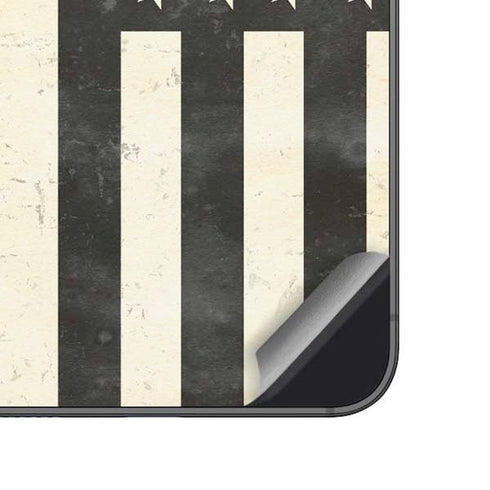 Black & White USA Flag Galaxy A14 5G Skin