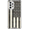 Black & White USA Flag Galaxy A33 5G Clear Case