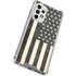 Black & White USA Flag Galaxy A33 5G Clear Case