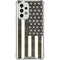 Black & White USA Flag Galaxy A53 5G Clear Case
