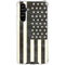 Black & White USA Flag Galaxy A54 5G Clear Case