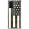 Black & White USA Flag Galaxy Note20 5G Clear Case