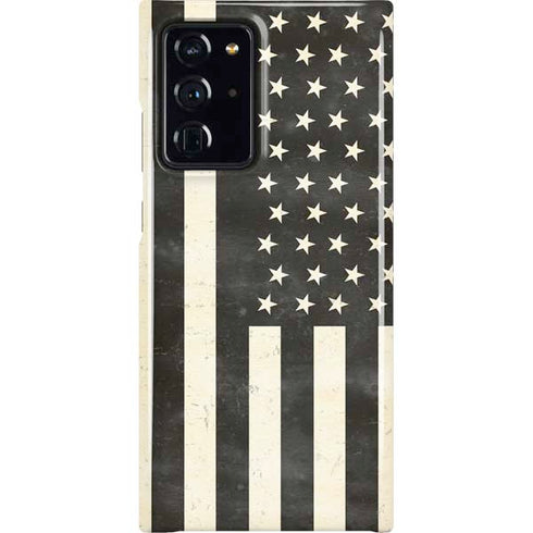 Black & White USA Flag Galaxy Note20 Ultra 5G Lite Case