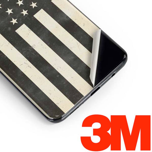 Black & White USA Flag Galaxy S10 Plus Skin