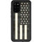 Black & White USA Flag Galaxy S20 Plus Waterproof Case
