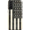 Black & White USA Flag Galaxy S21 FE Pro Case