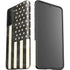 Black & White USA Flag Galaxy S21 FE Pro Case