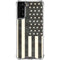 Black & White USA Flag Galaxy S21 Plus 5G Clear Case