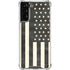 Black & White USA Flag Galaxy S21 Plus 5G Clear Case